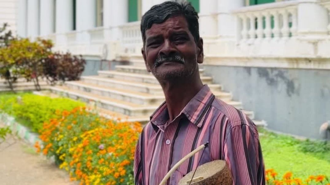 Mysore palace Iconic Folk Fiddle artist