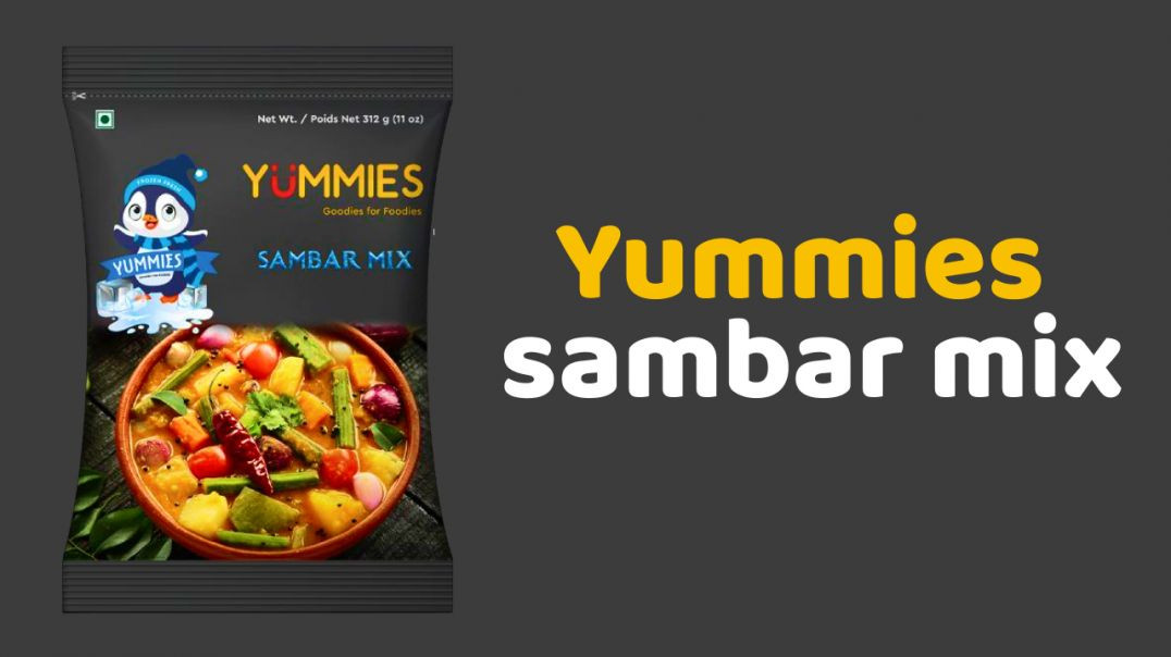 Yummies Sambar Mix cover opening